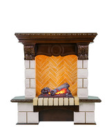 Каминокомплект Dimplex Pierre Luxe темный дуб с очагом Cassette 400