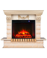 Электрокамин RealFlame Gracia 25,5 WT с очагом Sparta 25,5 LED