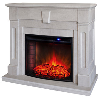 Электрокамин RealFlame Kellie 25,5/26 WT Evrika 25,5 LED