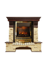 Каминокомплект Dimplex Pierre Lux темный дуб, сланец с очагом Atherton