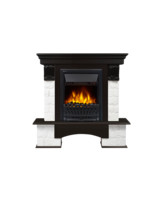 Каминокомплект Forte Classic камень белый, шпон темный дуб с очагом ELECTROLUX Classic EFP/P- 1020LS