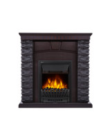 Каминокомплект Porto Classic камень черный, шпон венге с очагом ELECTROLUX Classic EFP/P- 1020LS