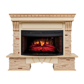 Электрокамин Sorento 33 WT с очагом Firespace 33 W S IR