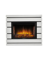 Каминокомплект Moderno 25 шпон белый дуб с очагом Electrolux EFP/P-2520LS N
