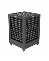 Электрическая печь Harvia Modulo 15.8 кВт (2 стороны - решетка, передняя + левая) Black (без пульта)
