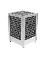 Электрическая печь Harvia Modulo 18 кВт (2 стороны - решетка, передняя + левая) Steel (без пульта)