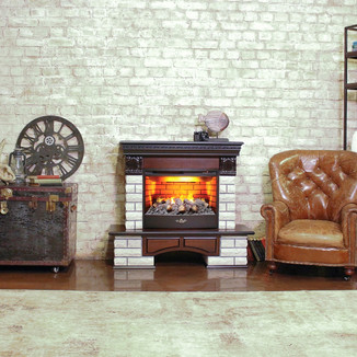 3D электрокамин Country LUX Rock 25,5 AO с очагом Firestar 25,5 3D