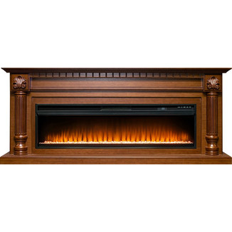 Каминокомплект Edinburg 60 с очагом Vision 60 LED орех