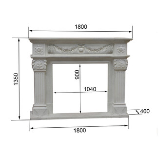 Мраморный портал APOLLO Carrara Light