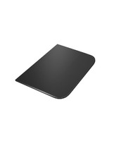 Лист стеклянный напольный под печь BLACK 600х400х8мм
