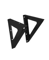Консоль опорная BLACK (AISI 439) 400х400мм