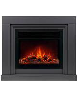 Электрокамин RealFlame Stanley 26 GR с очагом MoonBlaze DeLuxe Black