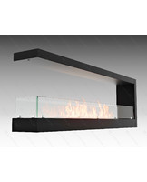 Встроенный биокамин Lux Fire Торцевой 1500 S