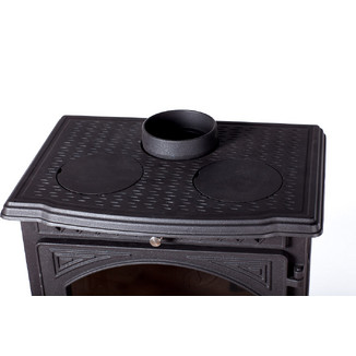 Чугунная отопительная печь с плитой Cooker