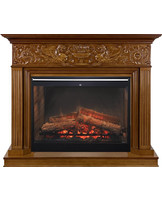 Каминокомплект Dimplex Palace орех с очагом Symphony 30'' DF3020-INT