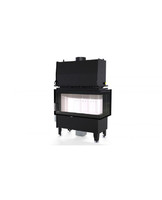 Топка DEFRO HOME RIVA ME BP SHORT, 19 кВт, 907/465/482мм, угловое стекло справа, с водяным контуром