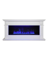 3D электрокамин Islandia CST 1000 WT с очагом Cassette 1000 3D LED RGB