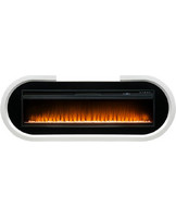 Каминокомплект Soho белый с черным с очагом Vision 60 LED