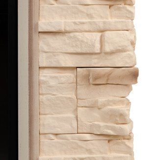Электрокамин Frankfurt 45 WT белый дуб с бежевой патиной с очагом Joker 45