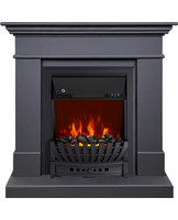 Каминокомплект California SFT cерый графит с очагом Aspen Black