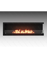 Встроенный биокамин Lux Fire Угловой 1500 SR правый угол