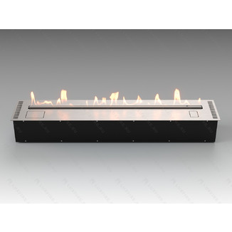 Автоматический биокамин Lux Fire Smart Flame 1400 RC INOX