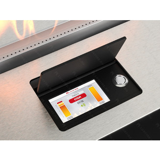 Автоматический биокамин Lux Fire Smart Flame 1400 RC INOX