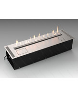 Автоматический биокамин Lux Fire Smart Flame 900 RC INOX