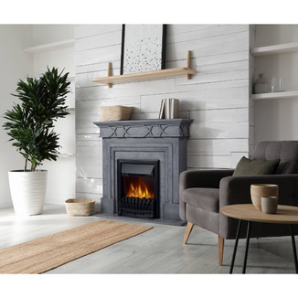 Каминокомплект Antico Classic серый с очагом Electrolux: EFP/P-1020LS