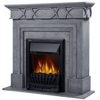 Каминокомплект Antico Classic серый с очагом Electrolux: EFP/P-1020LS
