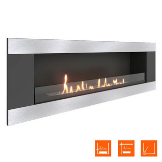 Биокамин в нишу SteelHeat LONG-H 1200 Small