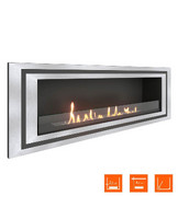 Биокамин в нишу SteelHeat LONG-D 1200 Small