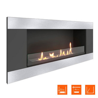 Биокамин в нишу SteelHeat LONG-H 900 Small