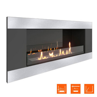 Биокамин в нишу SteelHeat LONG-H 900 Small
