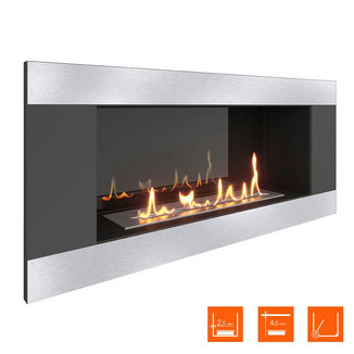 Биокамин в нишу SteelHeat LONG-H 900 Small