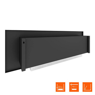 Биокамин в нишу SteelHeat LONG-V 1200 Small