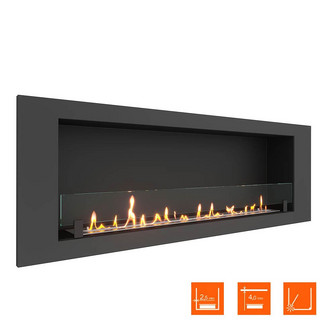 Биокамин в нишу SteelHeat LONG 1500 XL