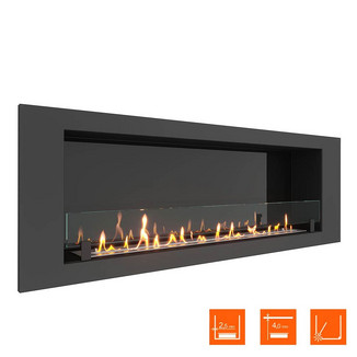 Биокамин в нишу SteelHeat LONG 1500 XL