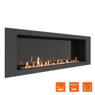 Биокамин в нишу SteelHeat LONG 1500 XL