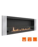 Биокамин в нишу SteelHeat LONG-V 1500