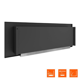 Биокамин в нишу SteelHeat LONG-H 1500 XL